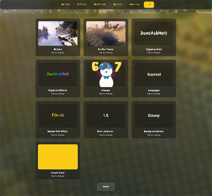 Edit your profile